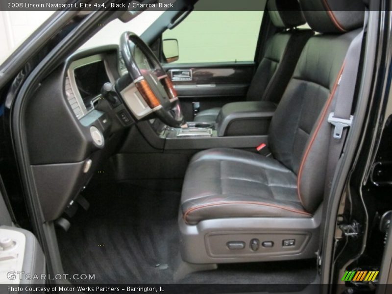 Black / Charcoal Black 2008 Lincoln Navigator L Elite 4x4