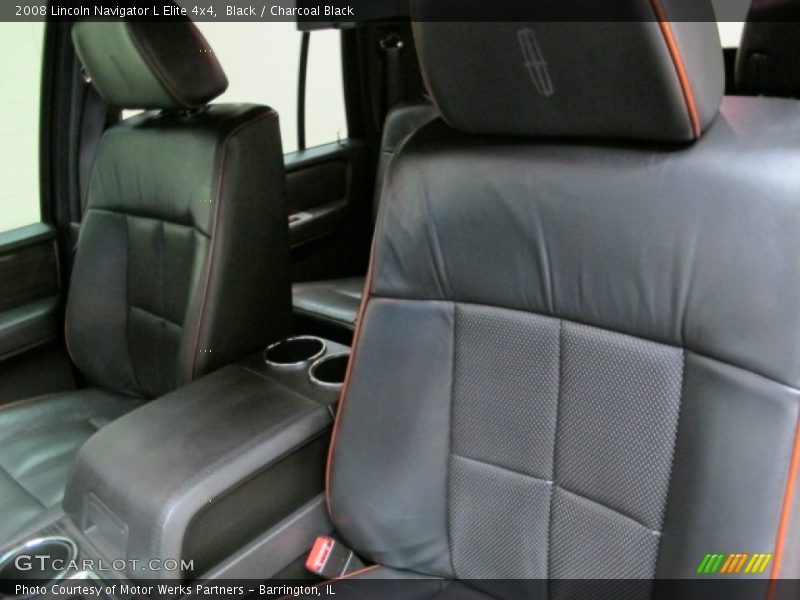 Black / Charcoal Black 2008 Lincoln Navigator L Elite 4x4