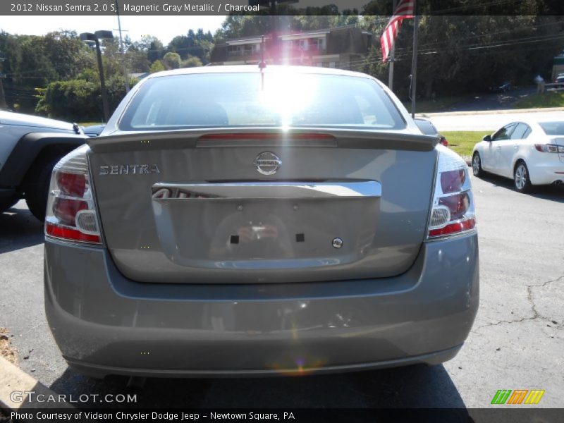 Magnetic Gray Metallic / Charcoal 2012 Nissan Sentra 2.0 S