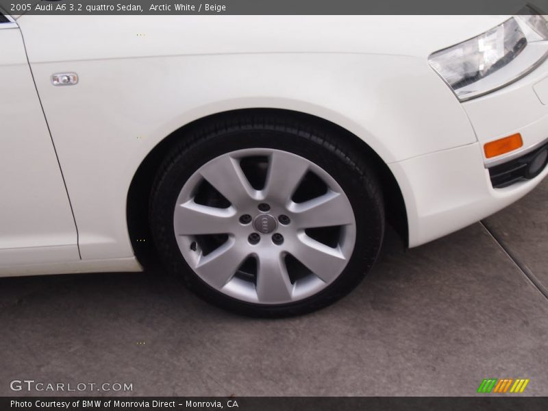 Arctic White / Beige 2005 Audi A6 3.2 quattro Sedan