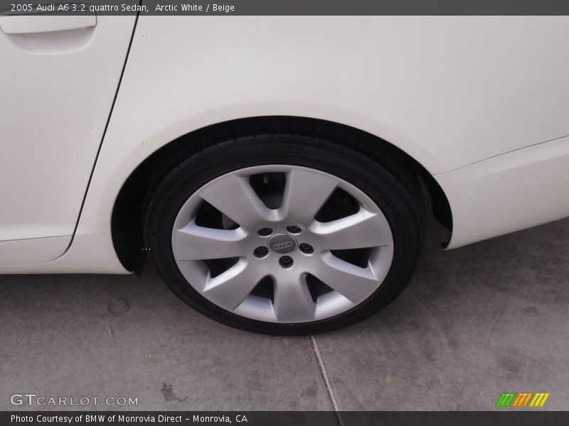 Arctic White / Beige 2005 Audi A6 3.2 quattro Sedan