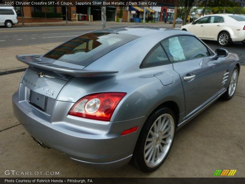  2005 Crossfire SRT-6 Coupe Sapphire Silver Blue Metallic