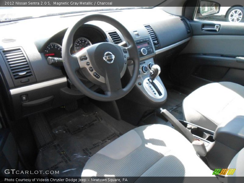 Magnetic Gray Metallic / Charcoal 2012 Nissan Sentra 2.0 S