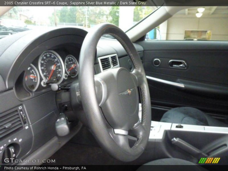 Sapphire Silver Blue Metallic / Dark Slate Grey 2005 Chrysler Crossfire SRT-6 Coupe