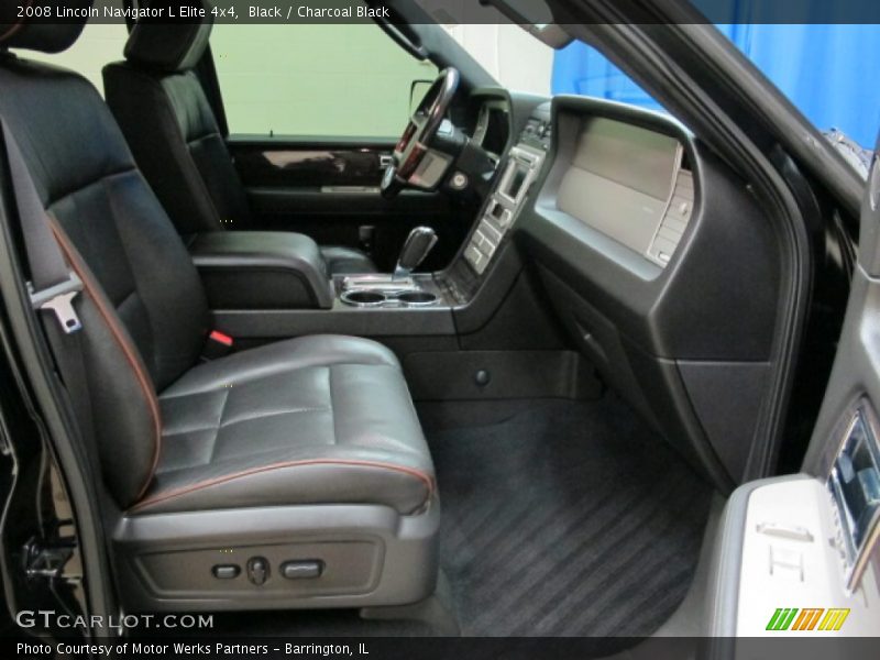 Black / Charcoal Black 2008 Lincoln Navigator L Elite 4x4