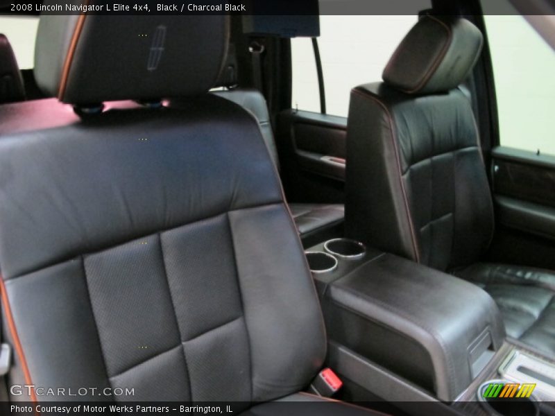 Black / Charcoal Black 2008 Lincoln Navigator L Elite 4x4