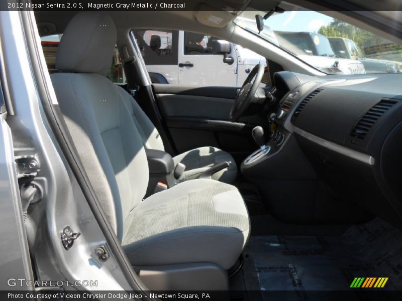 Magnetic Gray Metallic / Charcoal 2012 Nissan Sentra 2.0 S
