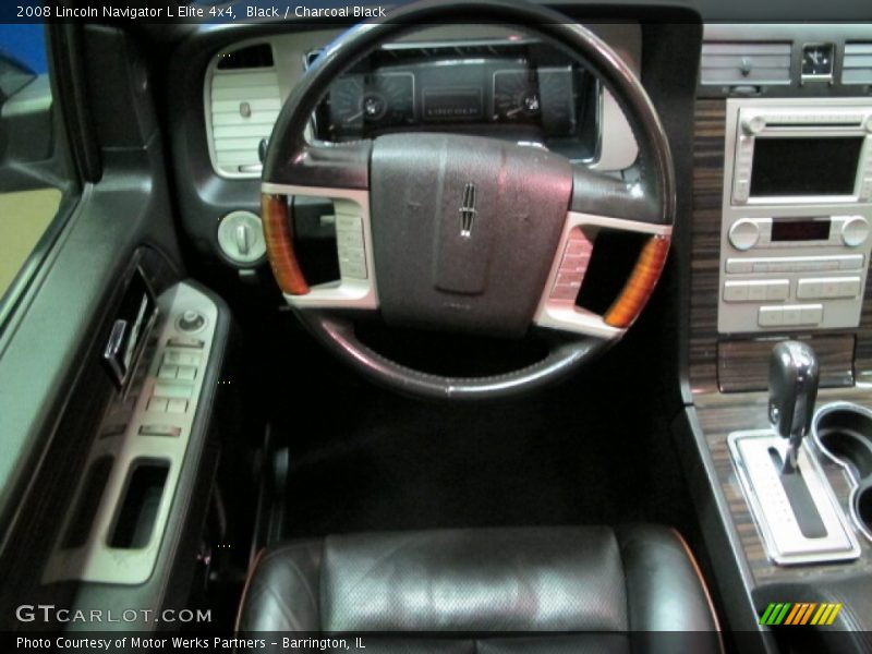 Black / Charcoal Black 2008 Lincoln Navigator L Elite 4x4