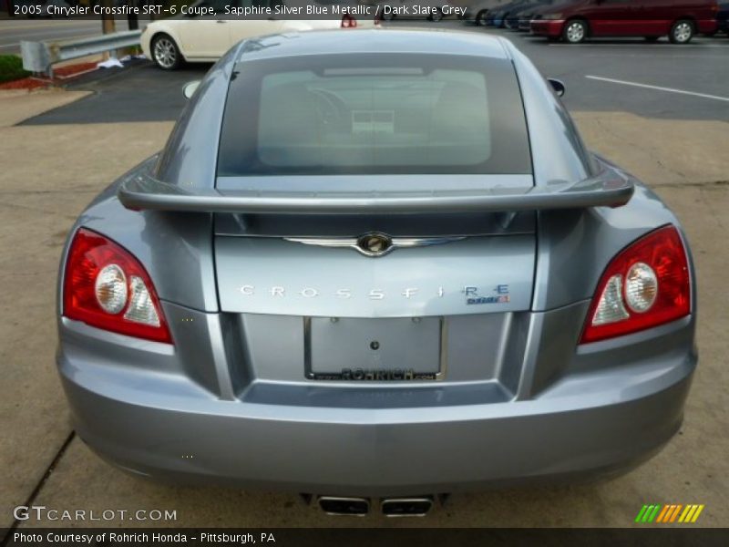 Sapphire Silver Blue Metallic / Dark Slate Grey 2005 Chrysler Crossfire SRT-6 Coupe