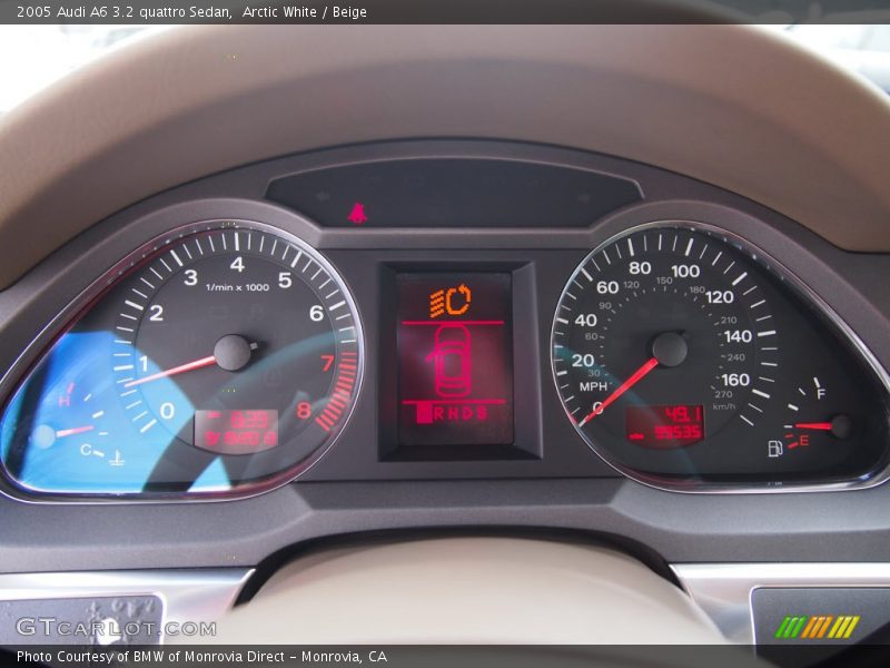 Arctic White / Beige 2005 Audi A6 3.2 quattro Sedan