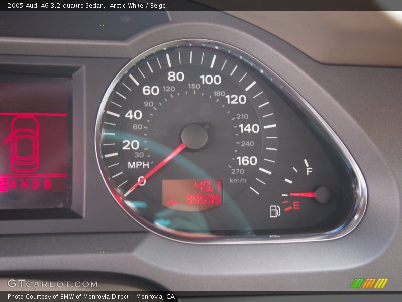 Arctic White / Beige 2005 Audi A6 3.2 quattro Sedan