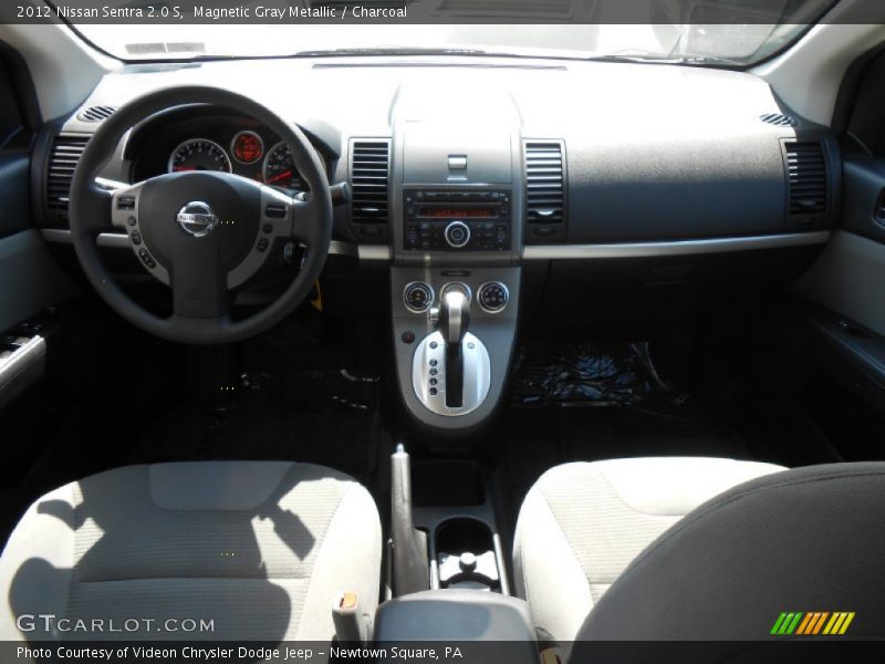 Magnetic Gray Metallic / Charcoal 2012 Nissan Sentra 2.0 S