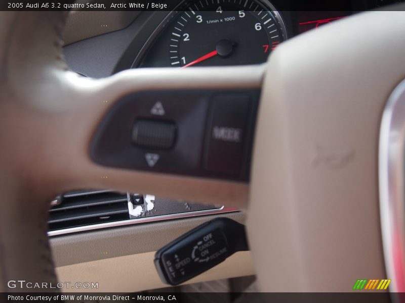 Arctic White / Beige 2005 Audi A6 3.2 quattro Sedan
