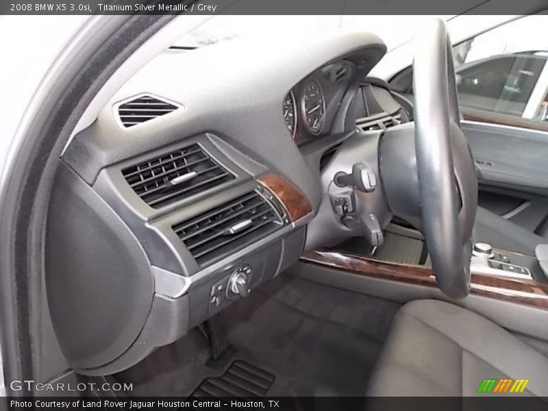 Titanium Silver Metallic / Grey 2008 BMW X5 3.0si