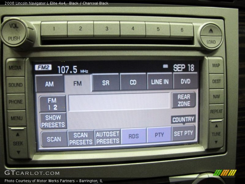Black / Charcoal Black 2008 Lincoln Navigator L Elite 4x4