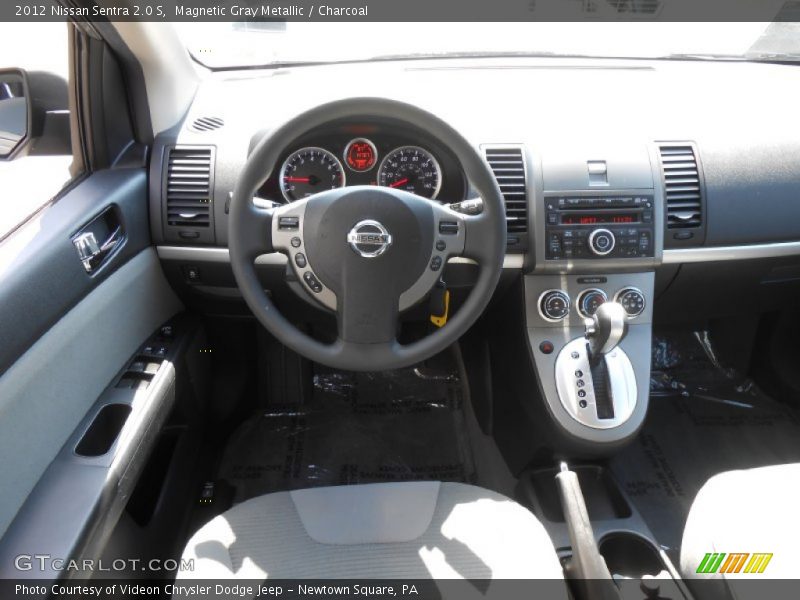 Magnetic Gray Metallic / Charcoal 2012 Nissan Sentra 2.0 S