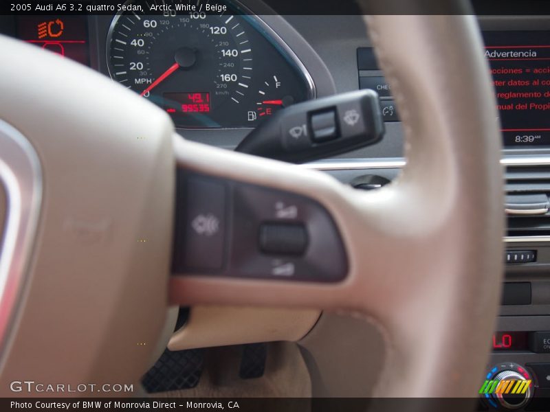 Arctic White / Beige 2005 Audi A6 3.2 quattro Sedan