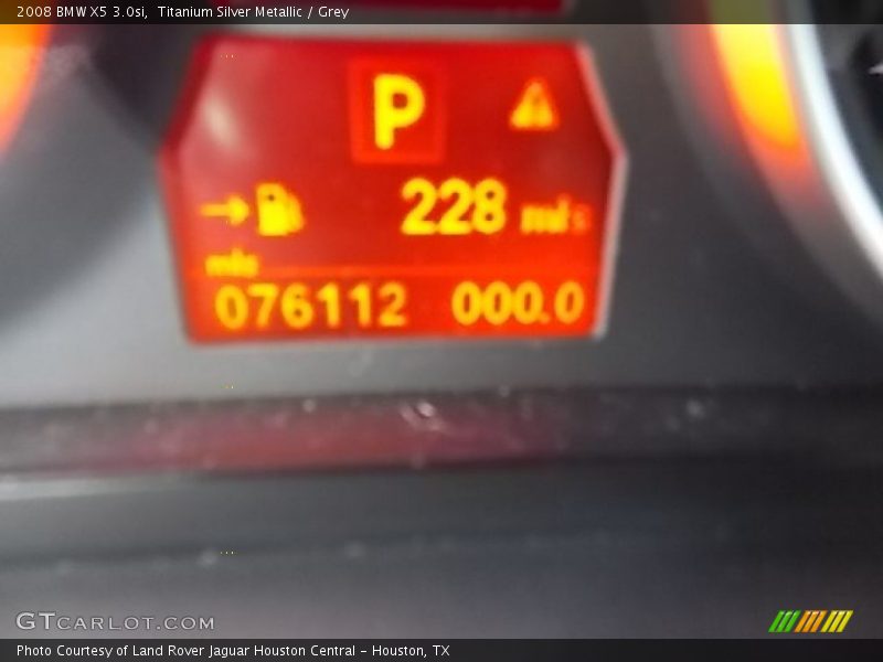 Titanium Silver Metallic / Grey 2008 BMW X5 3.0si