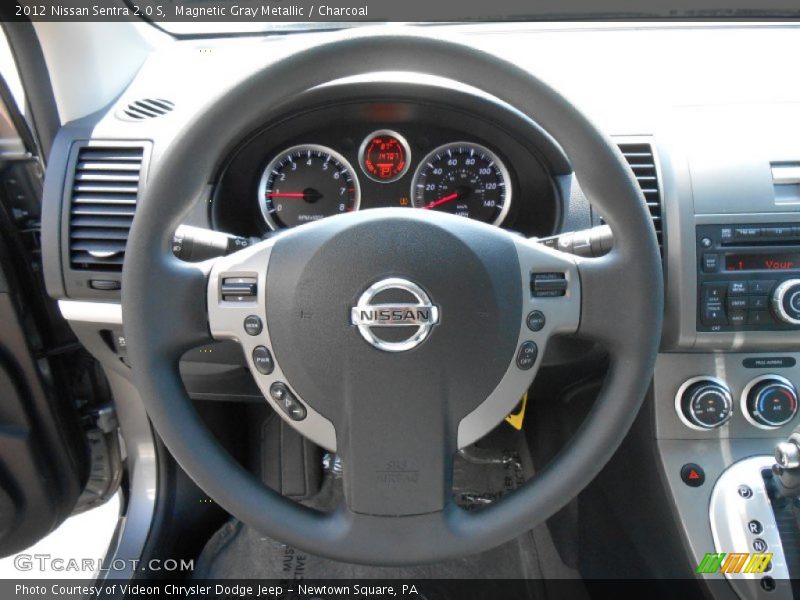 Magnetic Gray Metallic / Charcoal 2012 Nissan Sentra 2.0 S