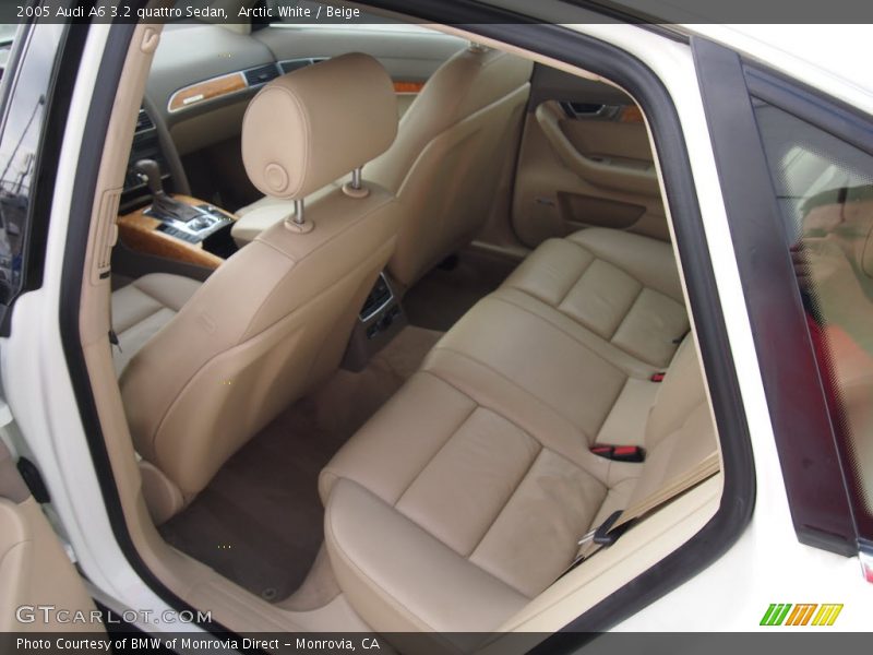 Arctic White / Beige 2005 Audi A6 3.2 quattro Sedan