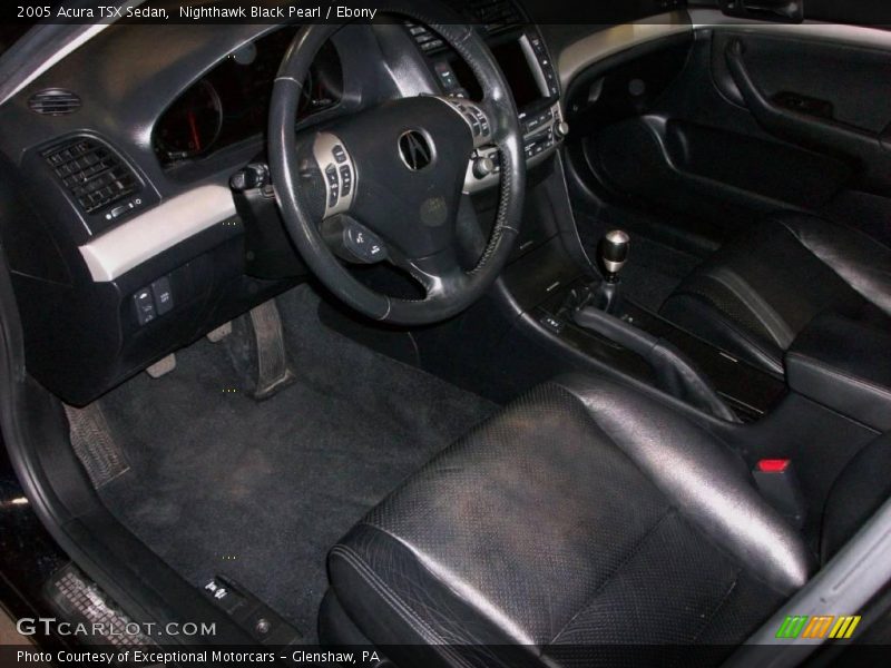 Nighthawk Black Pearl / Ebony 2005 Acura TSX Sedan
