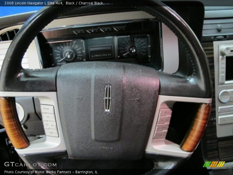 Black / Charcoal Black 2008 Lincoln Navigator L Elite 4x4