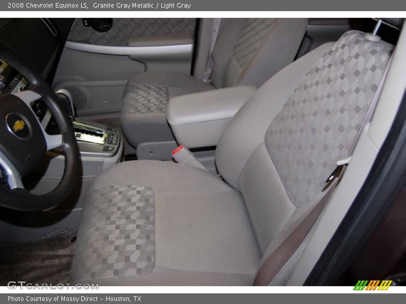 Granite Gray Metallic / Light Gray 2008 Chevrolet Equinox LS
