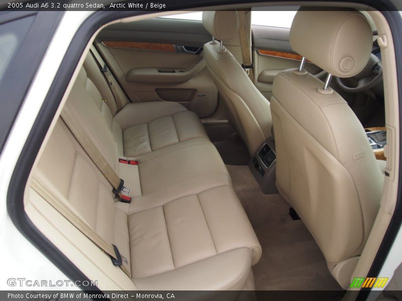 Arctic White / Beige 2005 Audi A6 3.2 quattro Sedan