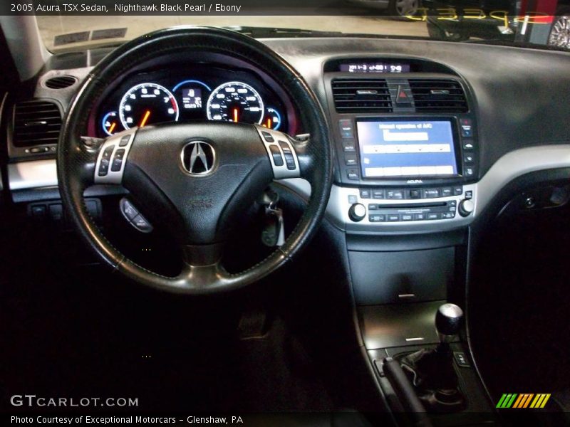 Nighthawk Black Pearl / Ebony 2005 Acura TSX Sedan