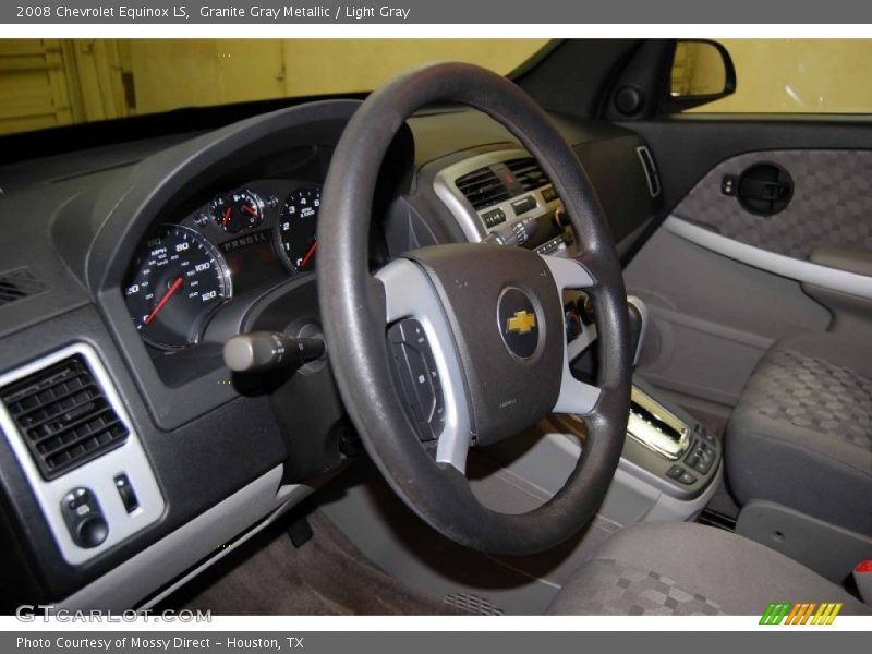 Granite Gray Metallic / Light Gray 2008 Chevrolet Equinox LS