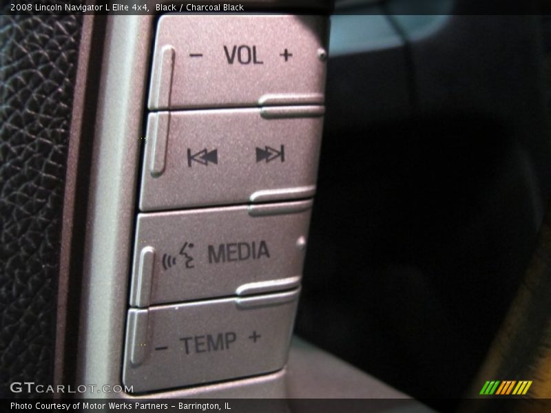Black / Charcoal Black 2008 Lincoln Navigator L Elite 4x4