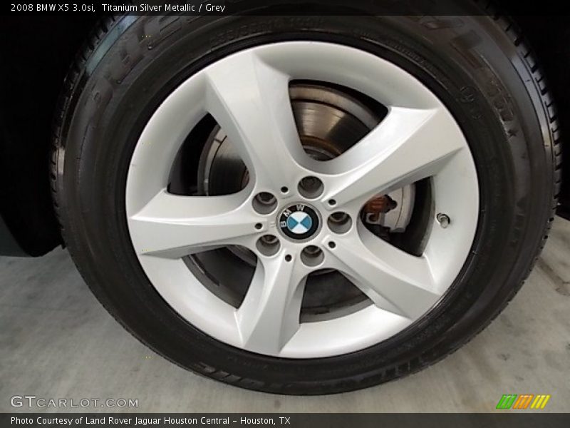 Titanium Silver Metallic / Grey 2008 BMW X5 3.0si