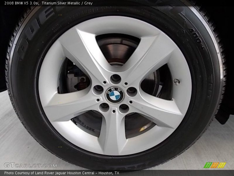 Titanium Silver Metallic / Grey 2008 BMW X5 3.0si