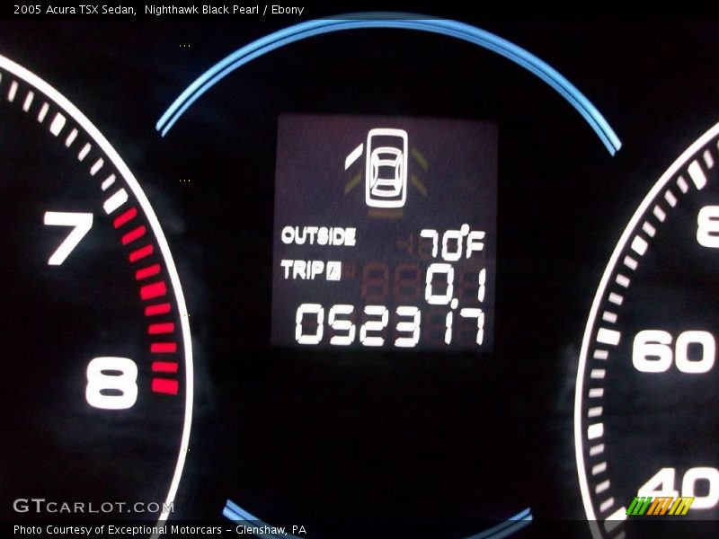 Nighthawk Black Pearl / Ebony 2005 Acura TSX Sedan
