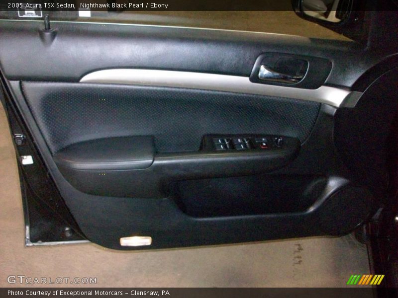 Nighthawk Black Pearl / Ebony 2005 Acura TSX Sedan