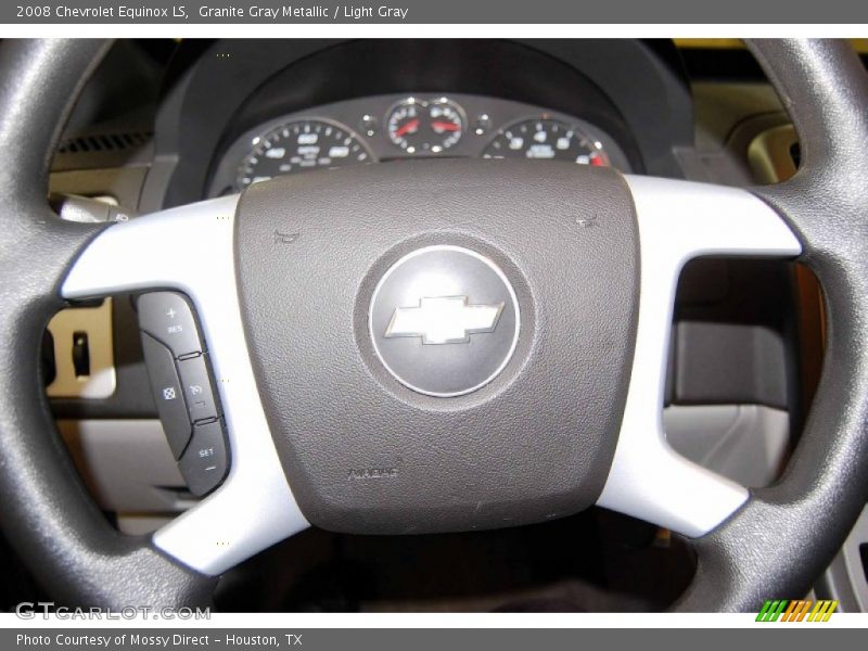 Granite Gray Metallic / Light Gray 2008 Chevrolet Equinox LS