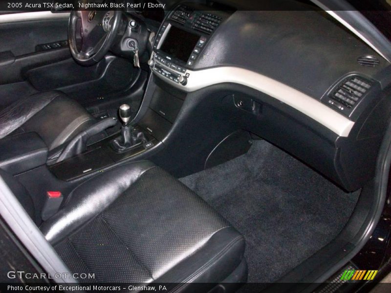 Nighthawk Black Pearl / Ebony 2005 Acura TSX Sedan