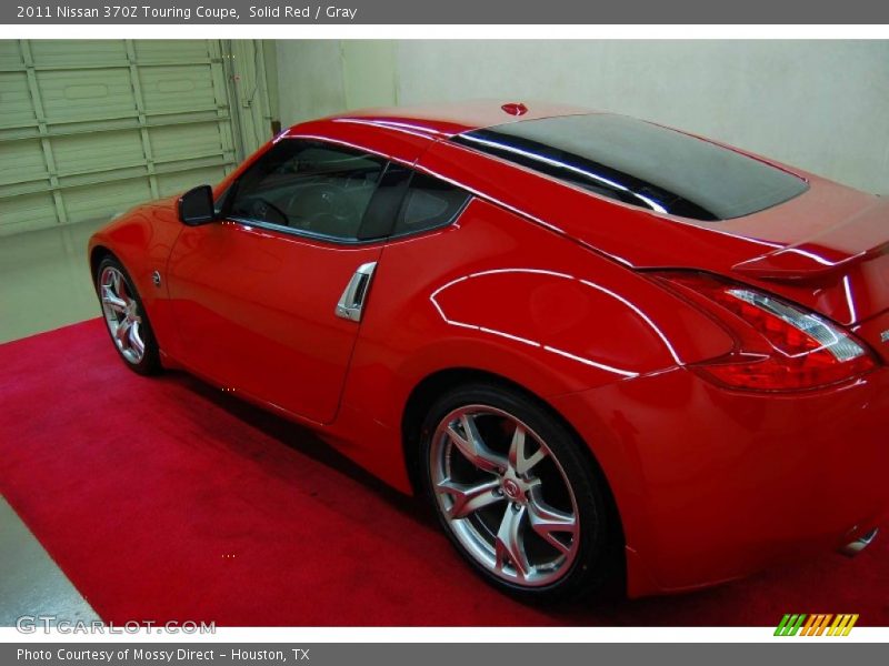 Solid Red / Gray 2011 Nissan 370Z Touring Coupe