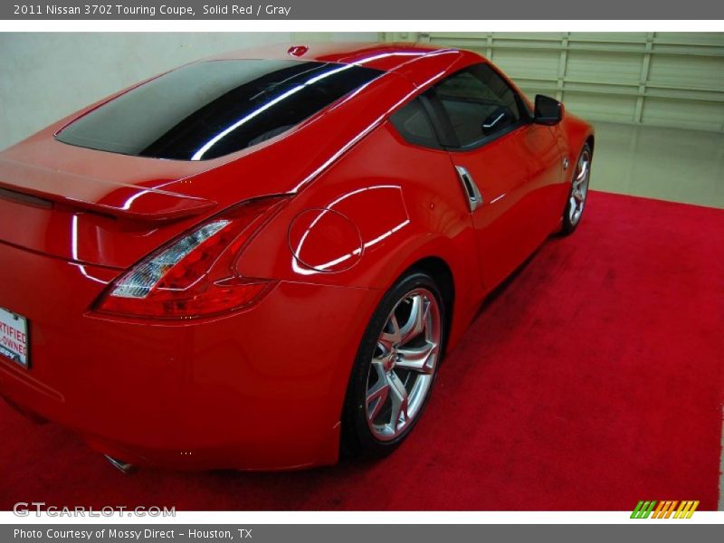 Solid Red / Gray 2011 Nissan 370Z Touring Coupe