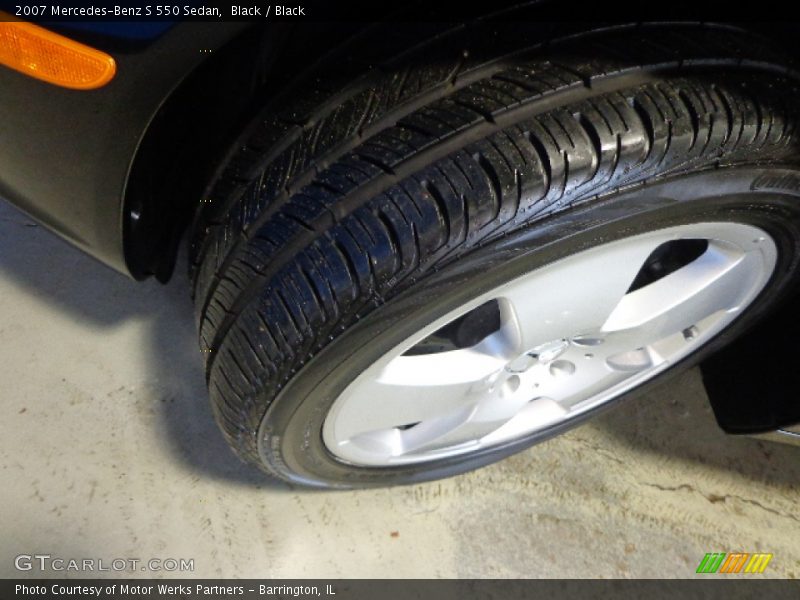 Black / Black 2007 Mercedes-Benz S 550 Sedan