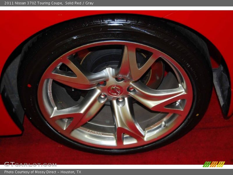 Solid Red / Gray 2011 Nissan 370Z Touring Coupe