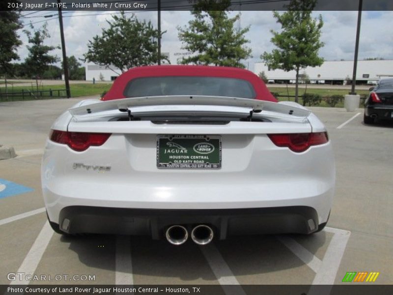 Polaris White / Cirrus Grey 2014 Jaguar F-TYPE