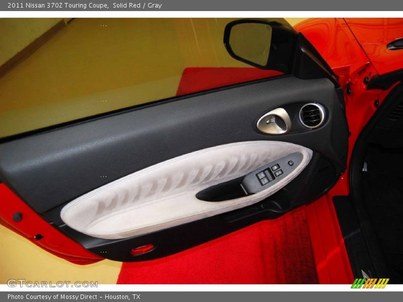 Solid Red / Gray 2011 Nissan 370Z Touring Coupe