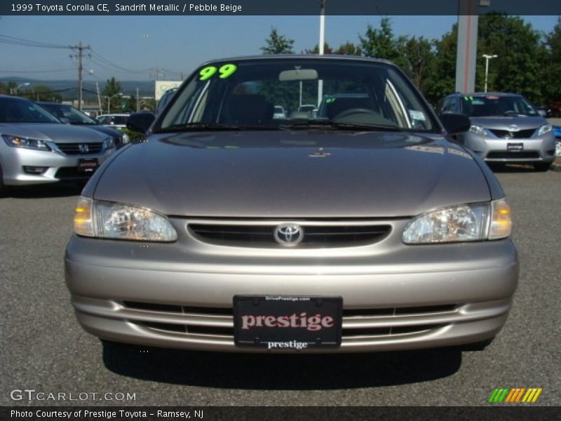 Sandrift Metallic / Pebble Beige 1999 Toyota Corolla CE