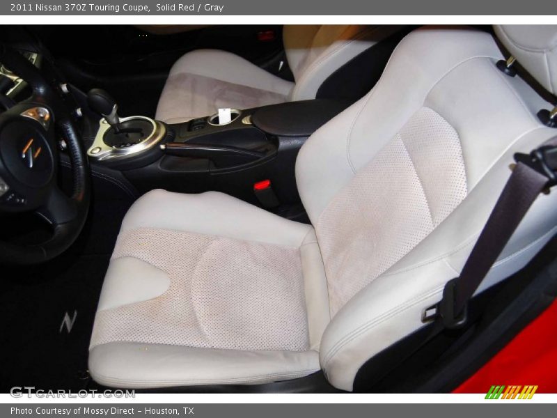 Solid Red / Gray 2011 Nissan 370Z Touring Coupe