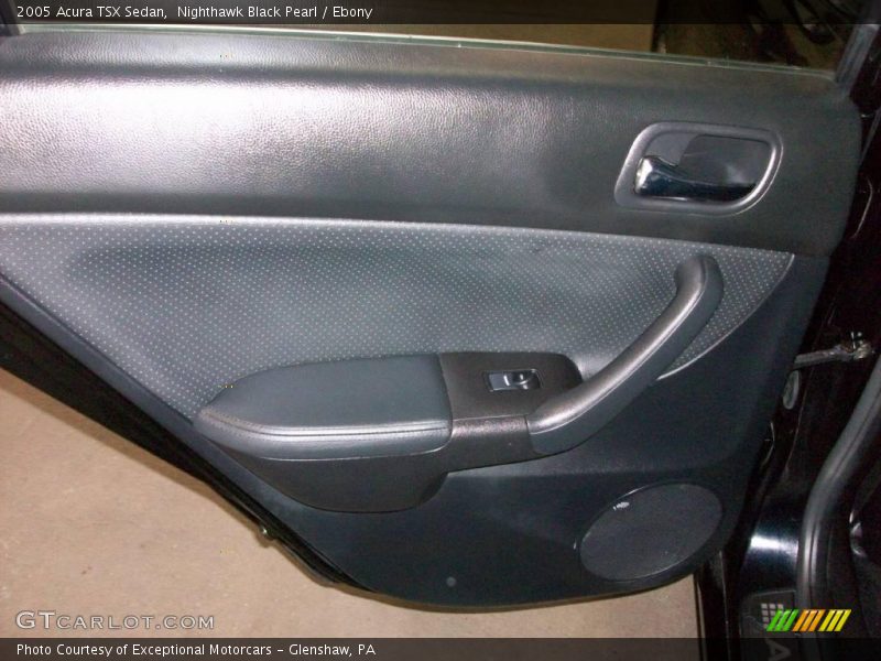 Nighthawk Black Pearl / Ebony 2005 Acura TSX Sedan