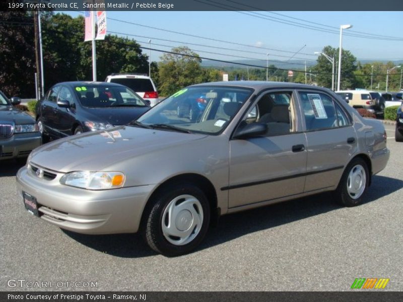 Sandrift Metallic / Pebble Beige 1999 Toyota Corolla CE