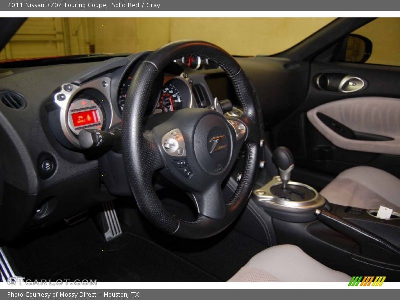 Solid Red / Gray 2011 Nissan 370Z Touring Coupe