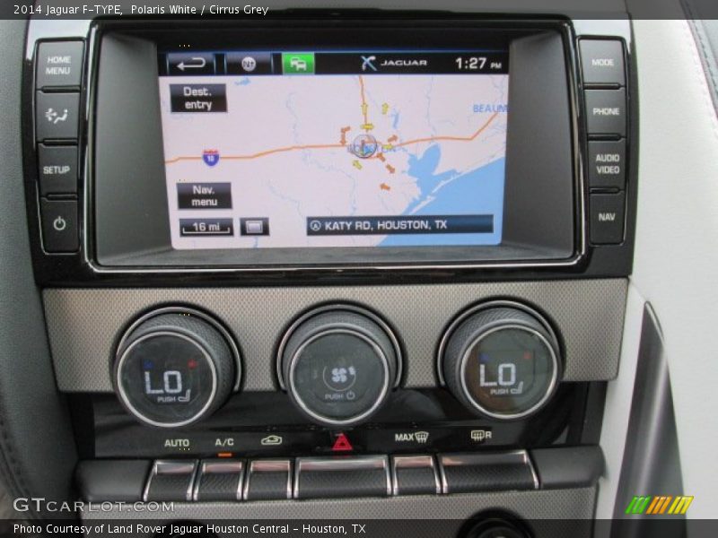 Navigation of 2014 F-TYPE 