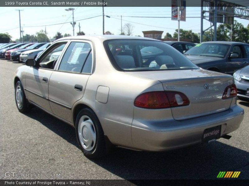 Sandrift Metallic / Pebble Beige 1999 Toyota Corolla CE